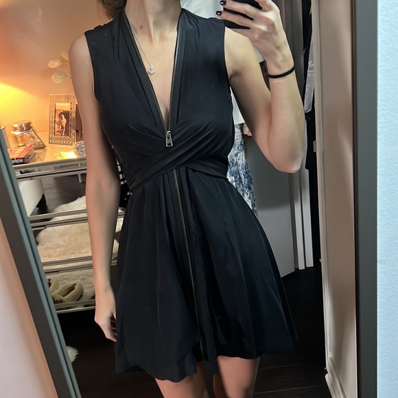 All Saints Dresses & Skirts - ALLSAINTS black zip front dress